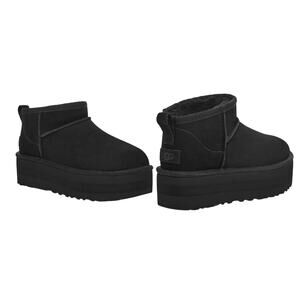 UGG Black Mini Platform Boots - Size 8